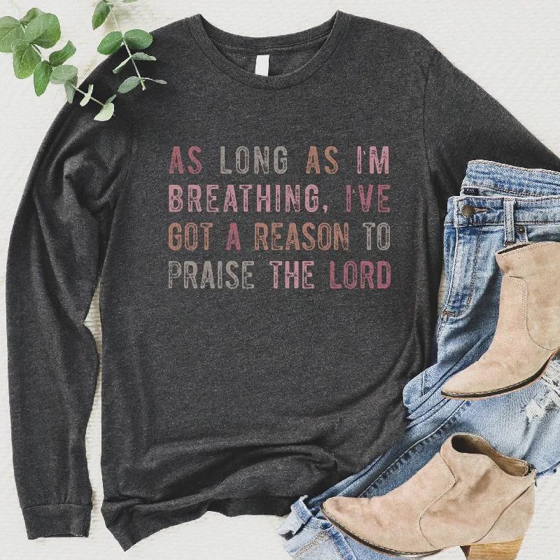 Minimalist Office - Ready Style Praise the Lord Long Sleeve