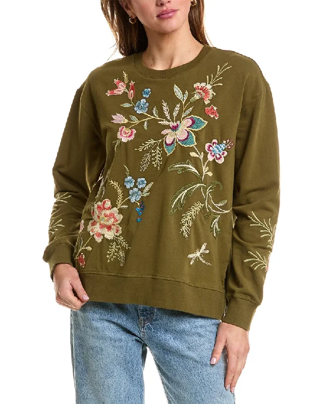 Beat The Heat In Tropical Styles Johnny Was Julianna Sweatshirt