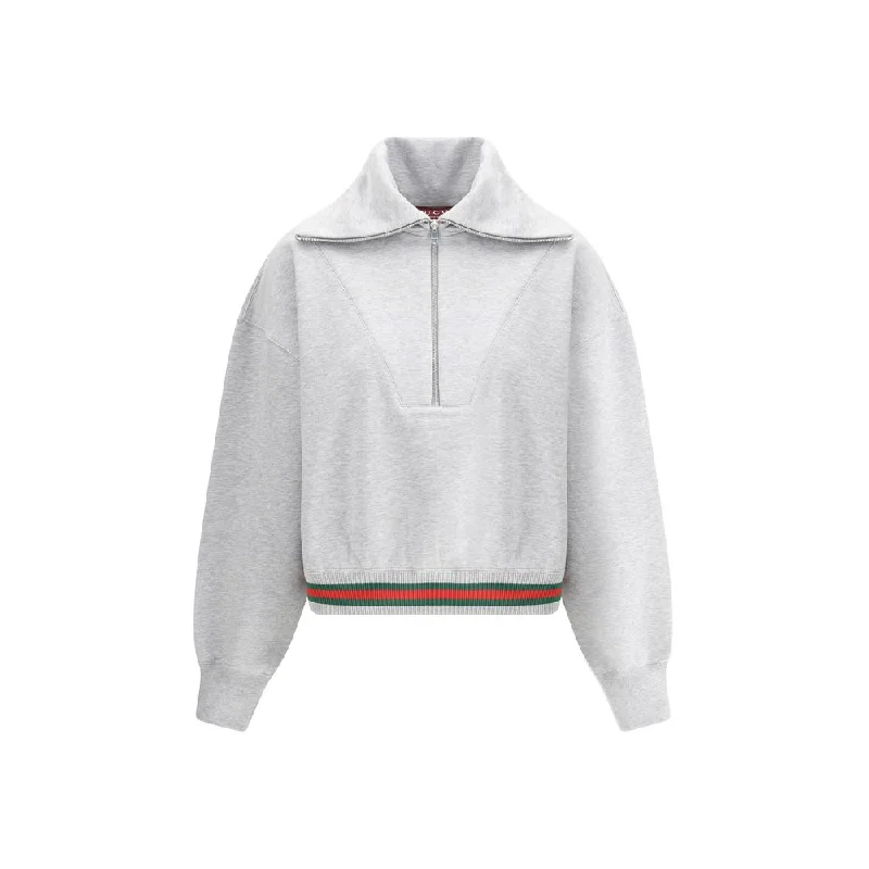 Elegant Attire For The Modern Lady Gucci Zip Women's Sweatshirt