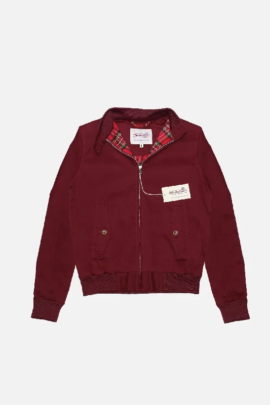 Shop Our Looks Modfather Clothing - Women's Merlot - Harrington Jacket