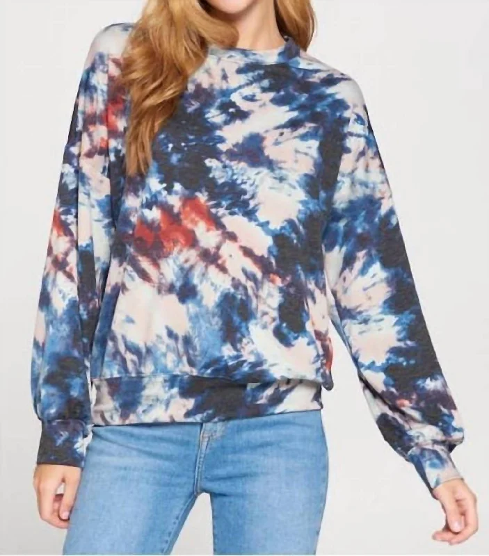 Buy More, Save More Crew Neck Sweatshirt In Tie Dye