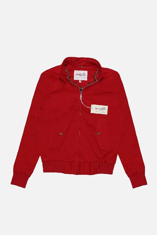 Exquisite Women's Wear Sale Modfather Clothing - Women's Cherry Red - Harrington Jacket