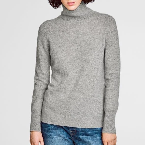 Effortless Style, Endless Impact Essential Turtleneck (Heather Grey)