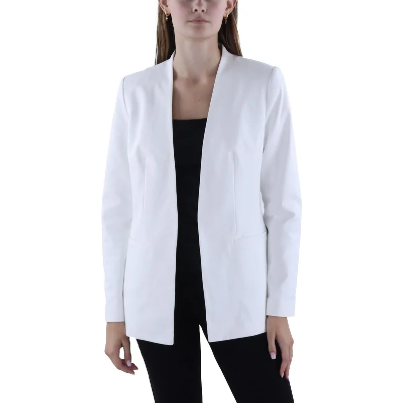 Vibrant Femme Fashion Womens Office Business Collarless Blazer