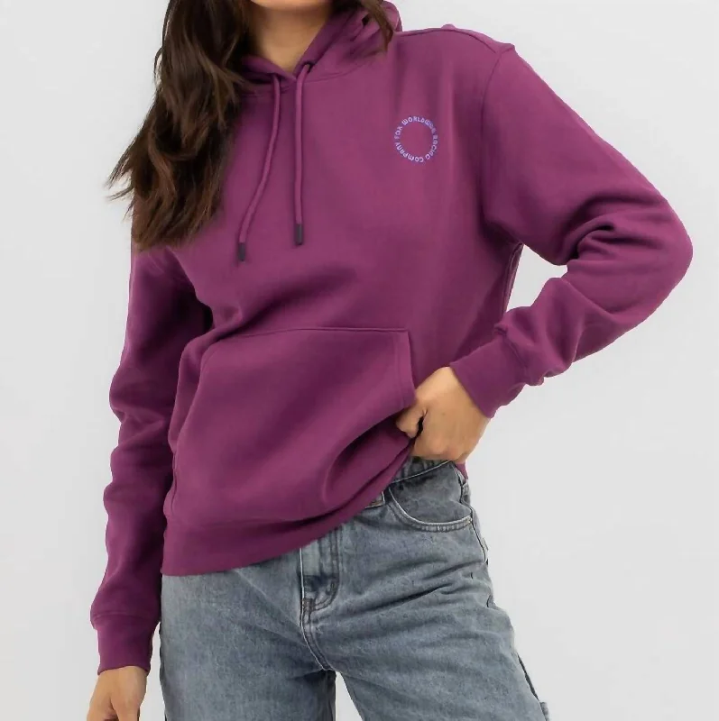 Stylish Savings Next Level Fleece Pullover Sweatshirt In Sangria