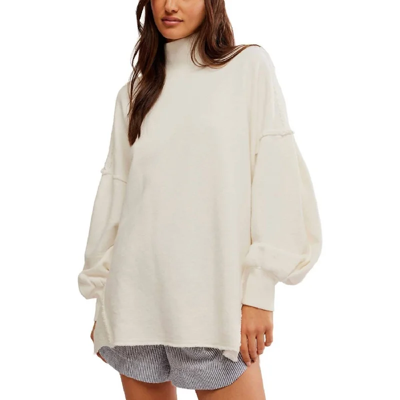 Grab Romantic Date - Night Styles Now Wonderful Pullover In Coconut Milk