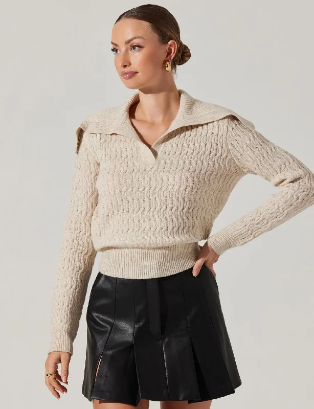 Seasonal Trend Xanthe Sweater, Cream