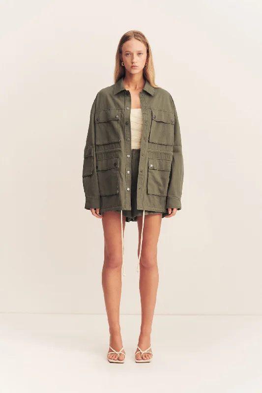 Unbeatable Prices ARIANA ANORAK PATCH POCKET JACKET - KHAKI