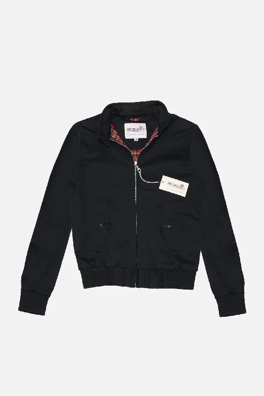 Odd Size Clearance Sale Modfather Clothing - Women's Black - Harrington Jacket