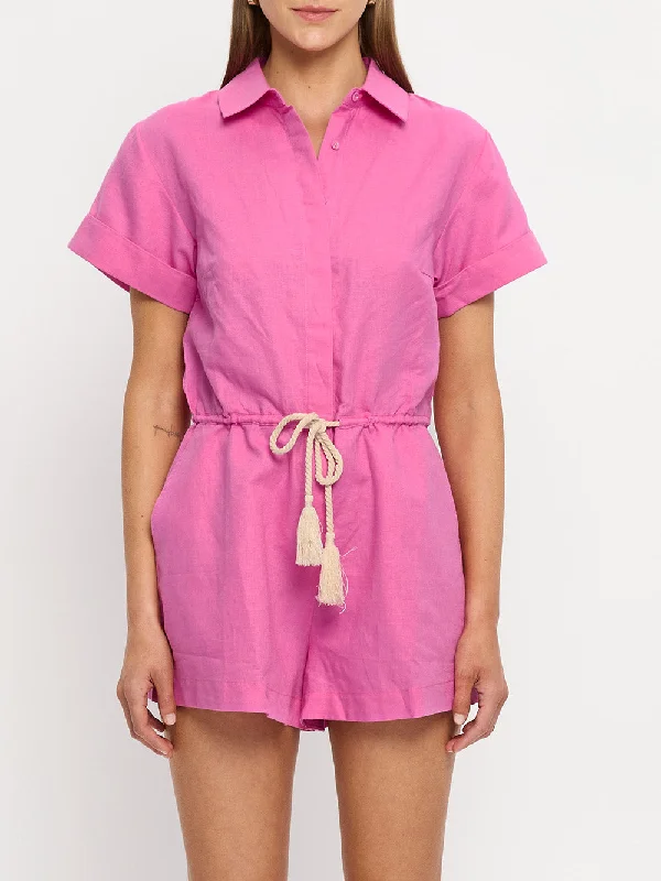 Stylish Savings Tully Playsuit - Magenta