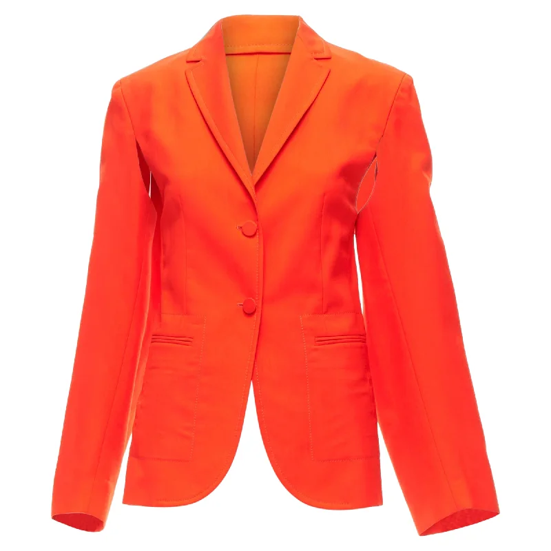 Wardrobe Upgrade Ports 1961 Wool Silk Underarm Cut Out Asymmetric Blazer