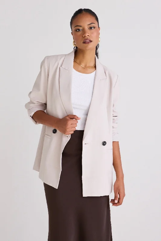 Big Savings On Minimalist Office Styles Effortless Bone Soft Touch Blazer