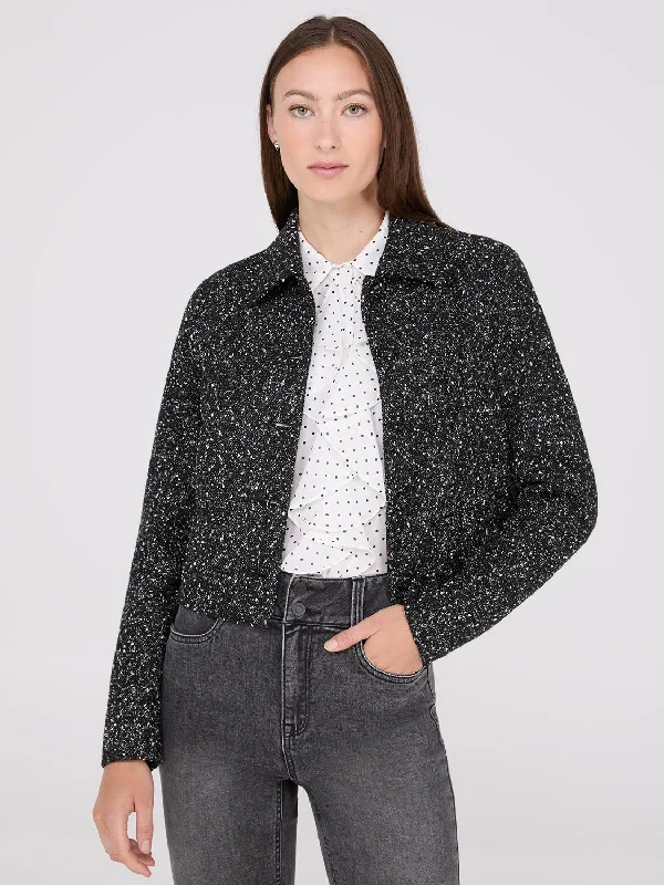 Limited-Time Offer Waisted Boucle Blazer