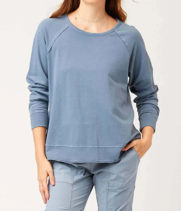 Hot Brand Discounts Abellina Sweatshirt In Orion Blue Pigment