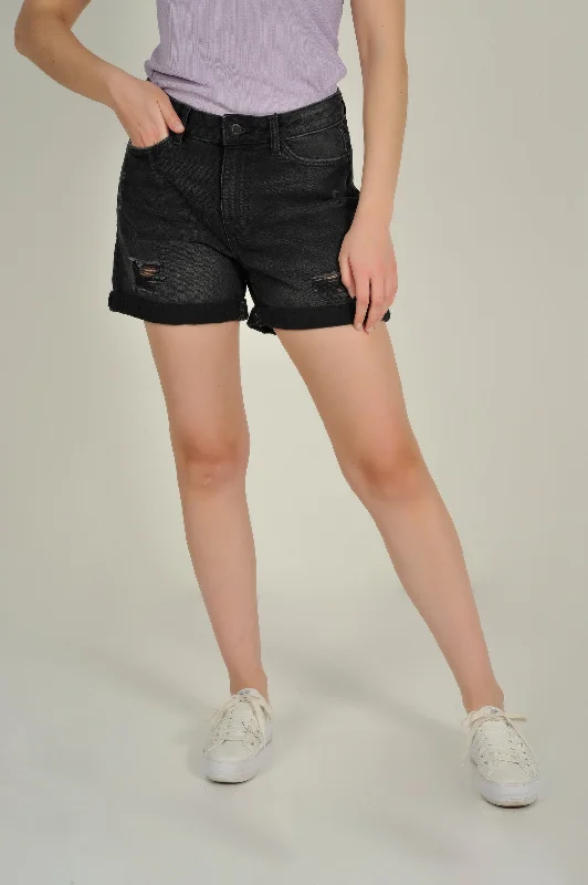 Clearance Event Ripped denim short - 27010865X1 - (E-C16)