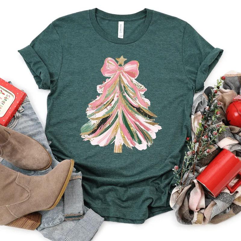 Special Occasion Wear Christmas Glitter Tee