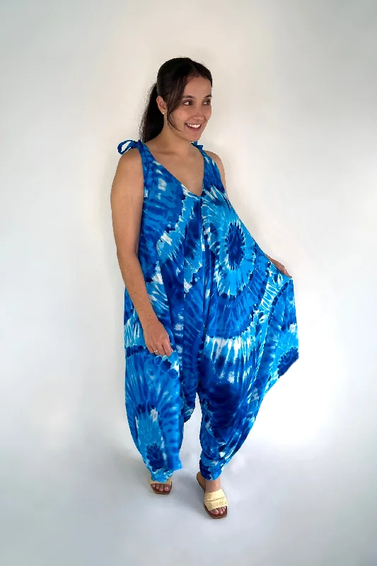 Y2K Nostalgic Fashion Look Tie Dye Jumpsuit