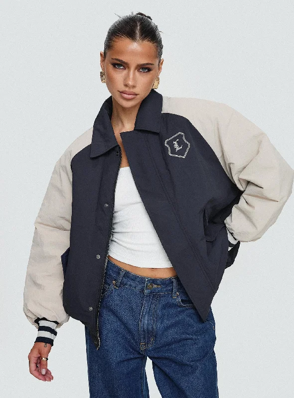 Limited Time Deal Hailey Bomber Jacket Navy