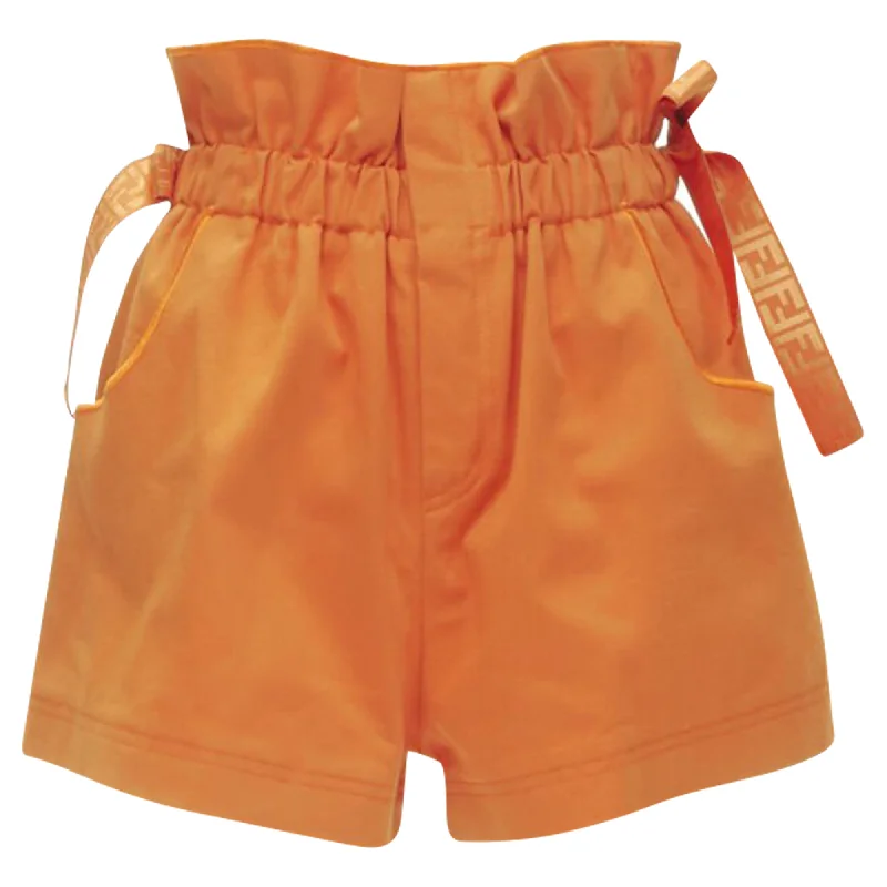 Limited Styles Fendi FF monogram drawstring bloomer shorts