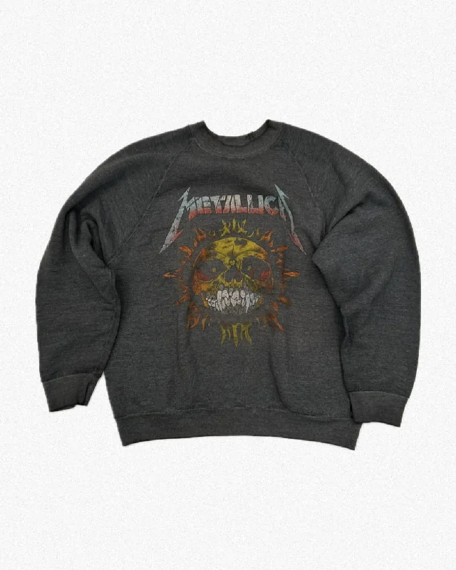 Y2K Nostalgic Fashion Look Metallica Orion Sweatshirt Sz L