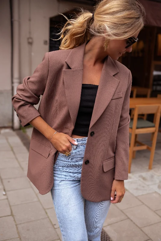 Huge Markdowns Blazer Lucia - chocolat