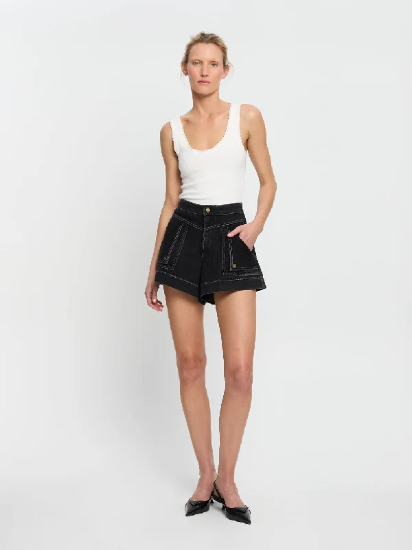 Mega Sales Celene Denim Short - Black