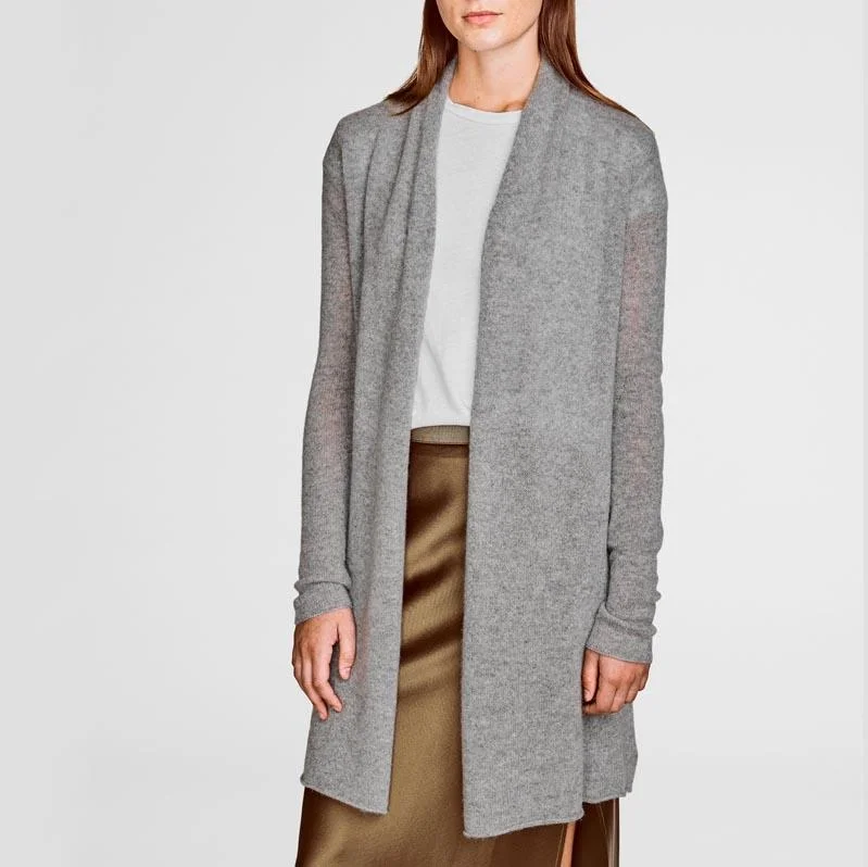 Style Redefined Trapeze Duster (Heather Grey)