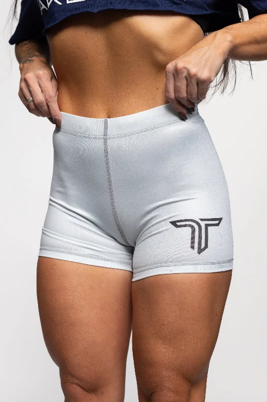 Subtle Sophistication Essential Women’s Compression Short - Silver