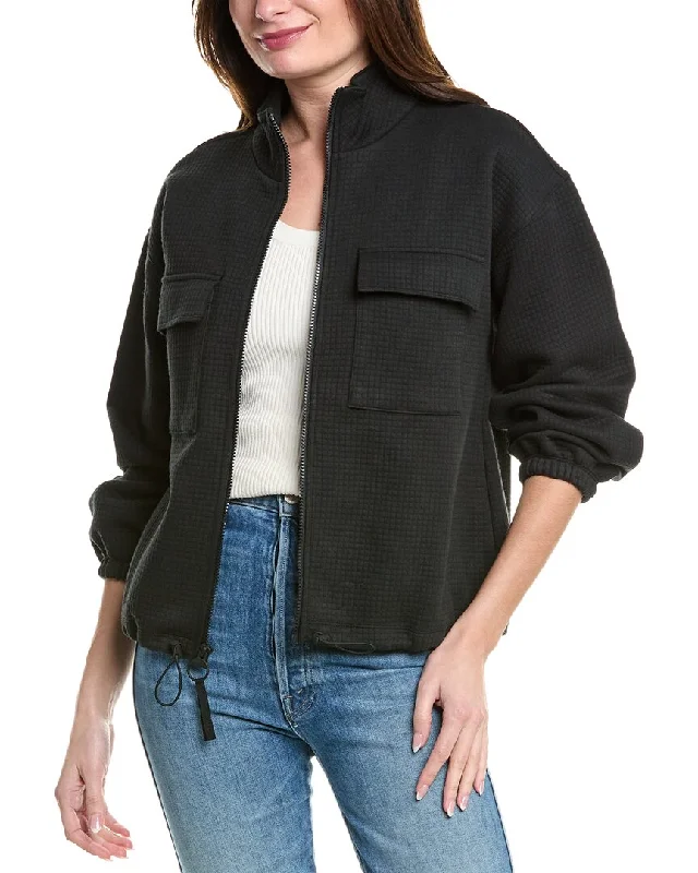 Elegant Styles Madewell Quilted Jacquard Zip Jacket