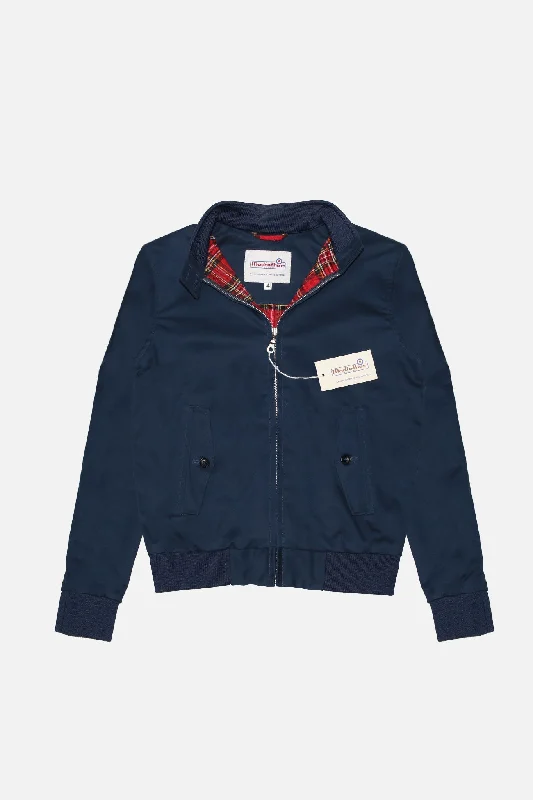 New Styles Just In Modfather Clothing - Women's Dark Navy - Harrington Jacket