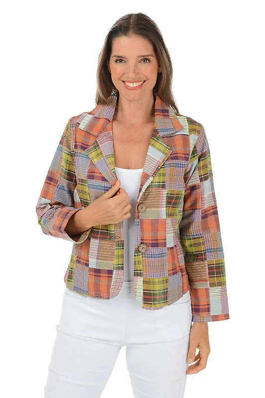 Exclusive Deals Online Jane Madras Plaid Jacket