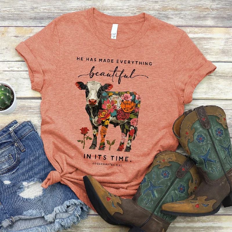 Chic Outfits He Has Made Everything Beautiful Tee